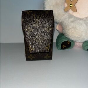Louis Vuitton Brown and Gold Monogram Case